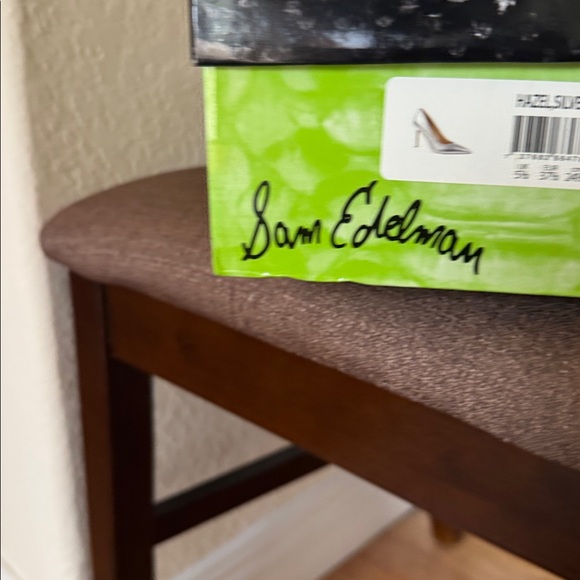 Sam Edelman Metallic Silver Heels - Picture 7 of 7